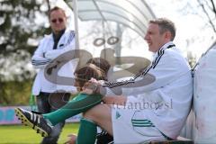 Landesliga Südost - 2014 - FC Gerolfing - TSV Eching - Trainer Torsten Holm und hinten links Uwe Weinrich