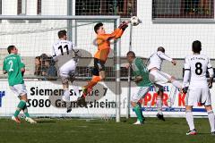 Landesliga Südost -FC Gerolfing - FC F. Markt Schwaben -  Ernhofer Marco (Torwart Gerolfing) - Schauer Stefan(#2 Gerolfing) - Hoffmann Stefan (#18 Gerolfing) - Hoedl Benedikt (#11 Markt Schwaben) - Merdzanic Dennis (#5 Markt Schwaben) - Yilmaz Ufuk (#8 Ma