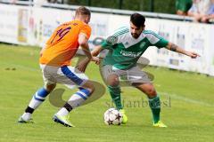 FC Gerolfing - SC Kirchheim - Di Terlizzi Gaetano (grün Gerolfing) - Weinzierl  Benedikt (orange Kirchheim) - Foto: Jürgen Meyer