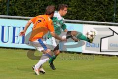FC Gerolfing - SC Kirchheim - Hardok Eduard (grün Gerolfing) - Hammler Sebastian (orange Kirchheim) - Foto: Jürgen Meyer
