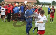 Fußball Talentsichtungstag - Bayerischer Fußball-Verband e.V. in Friedrichshofen - Rekordteilnehmerzahl von 86 Kindern des Jahrgangs 1998. Danach wurden die Urkunden vergeben