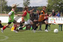 Fußball Talentsichtungstag - Bayerischer Fußball-Verband e.V. in Friedrichshofen - Rekordteilnehmerzahl von 86 Kindern des Jahrgangs 1998 - Verbissener Kampf vor den Augen der Sichtungstrainer und Lehrgangsleiter