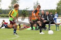 Fußball Talentsichtungstag - Bayerischer Fußball-Verband e.V. in Friedrichshofen - Rekordteilnehmerzahl von 86 Kindern des Jahrgangs 1998 - Verbissener Kampf vor den Augen der Sichtungstrainer und Lehrgangsleiter