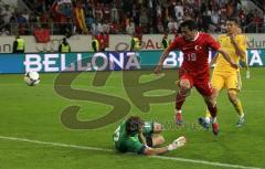 Testpiel zur EM 2012 - Ukraine - Türkei - Pektemek Mustafa erzielt das 2:0