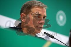 EM-Qualifikation - Fußball - Länderspiel - U21 - Deutschland - Norwegen - Pressekonferenz nach dem Spiel, 2:1 Sieg für Trainer Stefan Kuntz von Deutschland