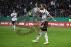 EM-Qualifikation - Fußball - Länderspiel - U21 - Deutschland - Norwegen - Tor Jubel 1:0 durch Cedric Teuchert von Deutschland