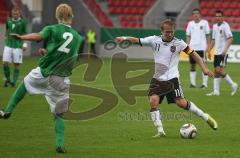 U21 - Deutschland - Nordirland 3:0 - Lewis Holtby zieht zum 1:0 ab, Tor