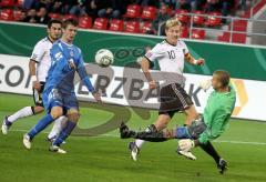 U21 - Deutschland - Bosnien Herzigowina - Lewis Holtby scheitert an Torwart Tino Divkovic erneut