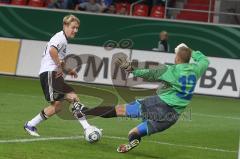 U21 - Deutschland - Bosnien Herzigowina - Lewis Holtby scheitert an Torwart Tino Divkovic erneut