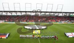 U21 - Deutschland - Nordirland 3:0 - Audi Sportpark Aufstellung Nationalmannschaft