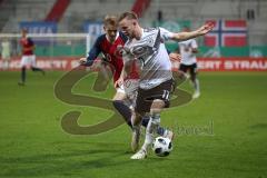 EM-Qualifikation - Fußball - Länderspiel - U21 - Deutschland - Norwegen - Cedric Teuchert von Deutschland Martin Ödegaard von Norwegen