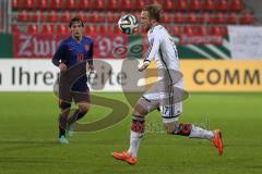 U21 - Länderspiel - Deutschland - Niederlande - rechts 17 Philipp Hofmann, links 10 Joris van Overeem