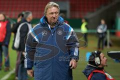 U21 - Länderspiel - Deutschland - Niederlande - Trainer Horst Hrubesch vor dem Spiel