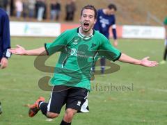 TSV Mailing - TSV Wolnzach - Tobias Neugebauer schreit Geht doch!! nach seinem Sologang mit Tor