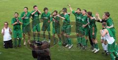 FC Gerolfing - TSV 1880 Wasserburg 5:2 - Sieg Jubel vor den Fans