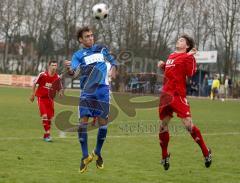 TSV Oberhaunstadt - BC Attaching - Ecke Kopfball von Andreas Hüttinger