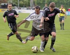 FC Gerolfing - VfR Garching - Vor dem Tor in Bedrängnis - Mario Chiaradia