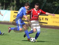 TSV Oberhaunstadt - FC Croatia München - Sebastian Wilfling im Zweikampf