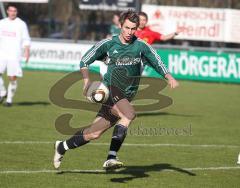 FC Gerolfing - SC Olching - Michael Rindlbacher im Alleingang zum Tor und erzielt das 1:0 und überläuft den Torwart Markus Remlein