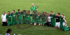 FC Gerolfing - TSV 1880 Wasserburg 5:2 - Sieg Jubel vor den Fans