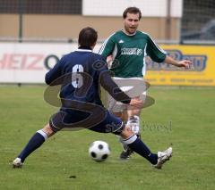 FC Gerolfing - ASV Dachau - In der Abwehr Johannes Vogler