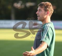 Bezirksoberliga - FC Gerolfing - SV Erlbach - Spielertrainer Manfred Kroll