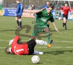 FC Gerolfing - Dachau - Hugo Lopez überrennt den TW Franz Klement, leider Abseits