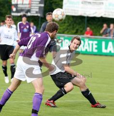 FC Gerolfing - SpVgg Altenerding  rechts Michael Rindlbacher immer auf der Hut