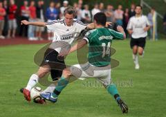 Landesliga - VfB Eichstätt - FC Gerolfing 3:1 - Michael Rindlbacher gegen Markus Jörg