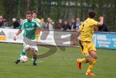 Landesliga - FC Gerolfing - FC Augsburg II - links Bastian Blabl