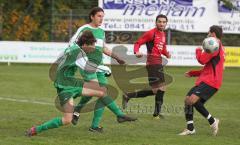 Türksich SV Ingolstadt - SV Manching - links Sebastian Waltl trifft Onur Keskin rechts