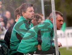 Landesliga - FC Gerolfing - FC Augsburg II - Trainer Herbert Zanker und Betreuer Rudolf Olah