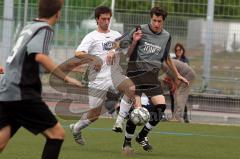 TSV Gaimersheim - DJK Ingolstadt - links Max Auernhammer (DJK) rechts Florian Borf (10 Gaimersheim)