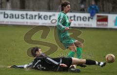 Landesliga - FC Gerolfing - SG DJK Rosenheim - Felix Winkelmeyr grätscht