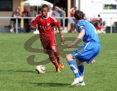 VfB Friedrichshofen - TSV Mailing - links David Kramek (VfB) gegen Christoph Bayerlein