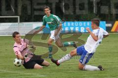 TSV Oberhaunstadt - TSV Jetzendorf - Marco Newald erzielt das 4:0, Torwart Christoph Morber kommt nicht hin