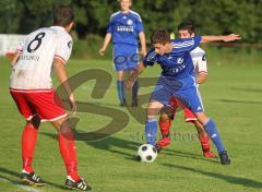 TSV Oberhaunstadt - SV Türkgücü München - Tobias Maurer im Bedrängnis