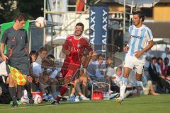 VfB Friedrichshofen - 1860 München - Freundschaftsspiel - links Benjamin Anikin und rechts Mathieu Beda an der Linie bei den Trainern