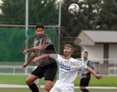 TSV Gaimersheim - DJK Ingolstadt - Kopfballkampf links Andreas Bugla (Gaimersheim) und rechts Thomas Schmid