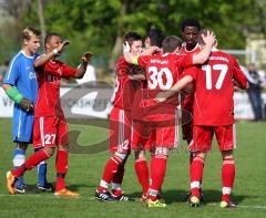 VfB Friedrichshofen - TSV Mailing - Benjamin Anikin erzeilt das 1:0, Tor Jubel