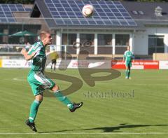 Landesliga - FC Gerolfing - FC Affing - Kopfball Berthold Schneider