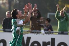 FC Gerolfing - SC Fürstenfeldbruck - Siegtor in der letzten Minute Emin Ismaili jubelt