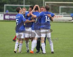 TSV Kösching - TSV Oberhaunstadt 0:2 - Jubel der Oberhaunstädter