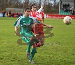 FC Gerolfing - TSG Thannhausen  links Moritz Bartoscheck