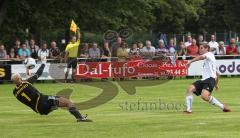 Landesliga - VfB Eichstätt - FC Gerolfing 3:1 - Abseits Tor durch Michael Rindlbacher. Torwart Fabian Diez