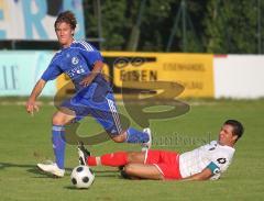 TSV Oberhaunstadt - SV Türkgücü München - Daniel Polster überwindet Kapitän Tarkan Dinkci