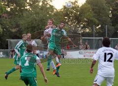 FC Gerolfing - TuS Geretsried - Kopfduell rechts Onur Keskin wird danach verletzt