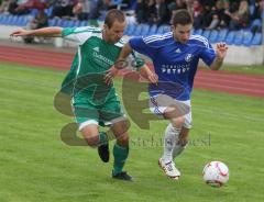 TSV Oberhaunstadt - TSV Jetzendorf - rechts Tobias Maurer im Vorwärtsgang