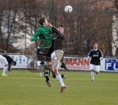 FC Gerolfing - SC Balham-Vaterstetten - Benjamin Anikin rechts im Luftkampf
