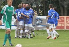 TSV Oberhaunstadt - TSV Jetzendorf - Alexander Lehmeier trifft zum 1:1 Ausgleich Jubel Tor